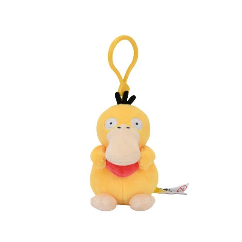 Kawaii Anime Plush Keychain Pikachu Eevee Mew Squirtle Bulbasaur Soft Stuffed Toy Bag Charm Pendant Kids Birthday Gift