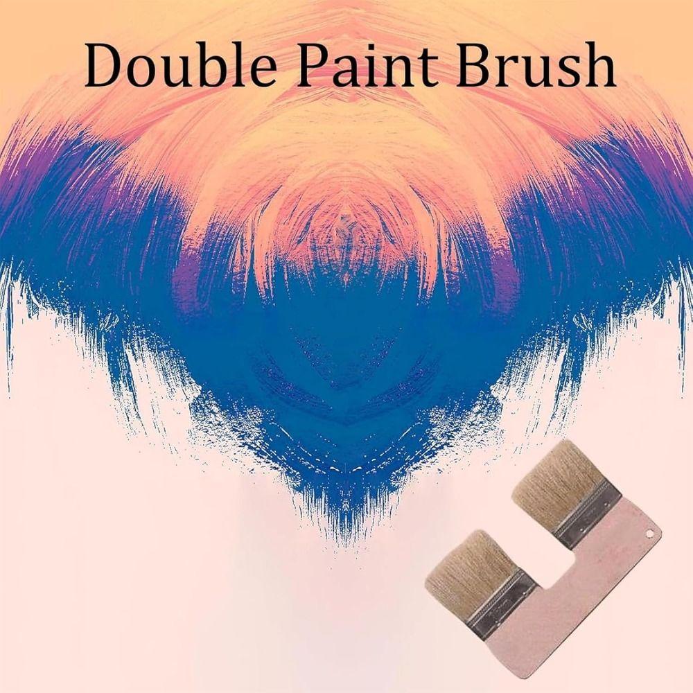 for Acrylic Painting Paint Brushes DIY Renovation Wall Advertisements Double Head Painting Brush
