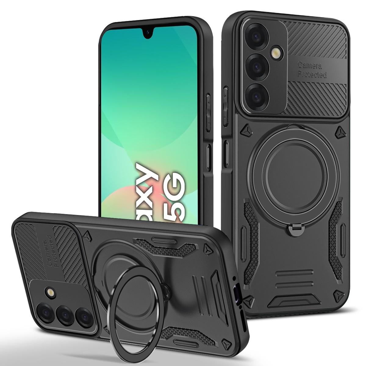 

Mobile Phone Cases for Samsung Galaxy A57 5G A 57 A17 A16 A56 A36 A37 A15 A55 A35 Dual Layer Protective Funda Coque Capa Galaxy A57 чорний