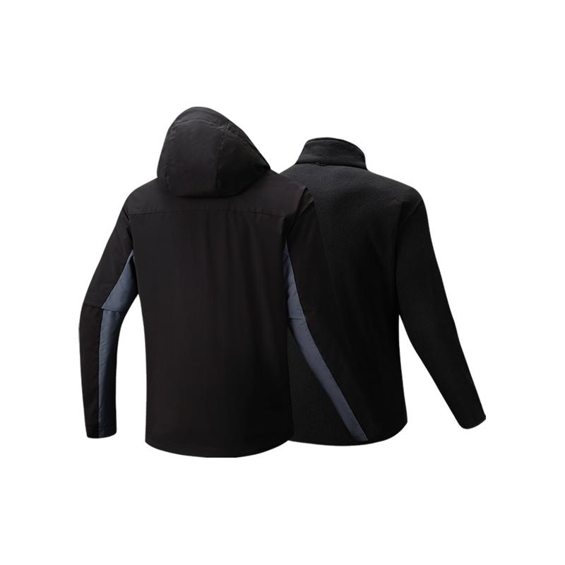 Anta Three In One Waterproof Outdoor Jacket Men Jackets 152547611-5