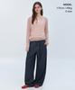 MUSINSA STANDARD WOMAN Women'S Linen Blend Ribbed V-Neck Sheer Knit [Indian Pink]