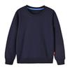 Children's Sweatshirt Round Neck Long Sleeved Solid Color Pullover Unisex Kids Top