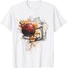 Basketball Basketball Hoop Drawing Artwork Basketball Lover T-Shirt