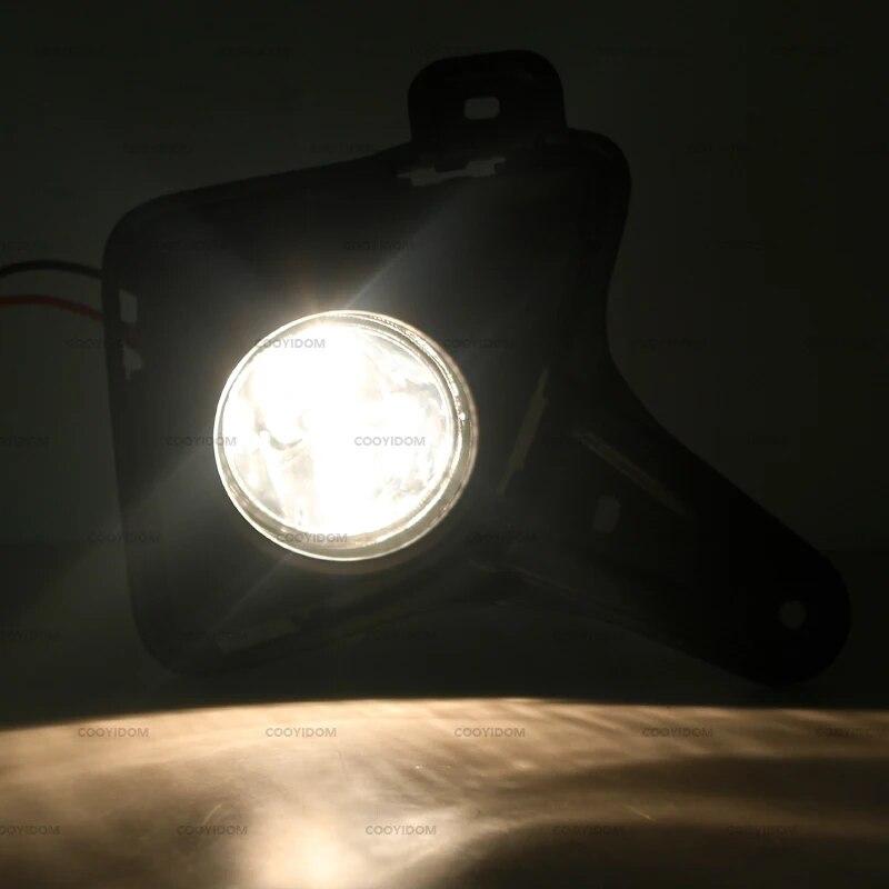 1 Pair For Toyota Hiace 2011 2012 2013 Car Front Bumper Fog Light Foglight Foglamp Daytime Running Lamp