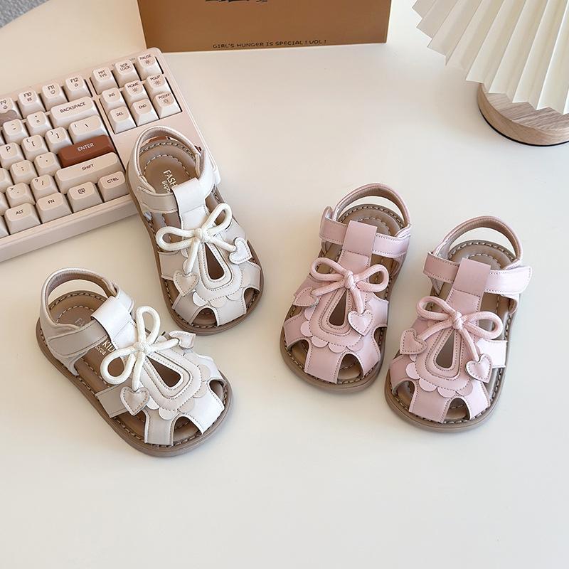 Fashion Girls' Shoes Summer New Kids Shoe Soft Soled Baby Beach Shoes Anti Slip Girls Sandals Simple Child Sandals