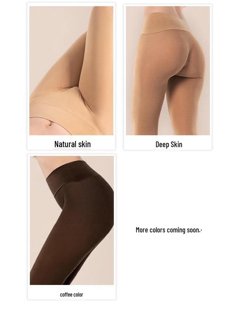 120D Seamless Velvet Pantyhose: Women's Autumn & Winter Tummy Control, Hip Lifting, Shaping Leggings