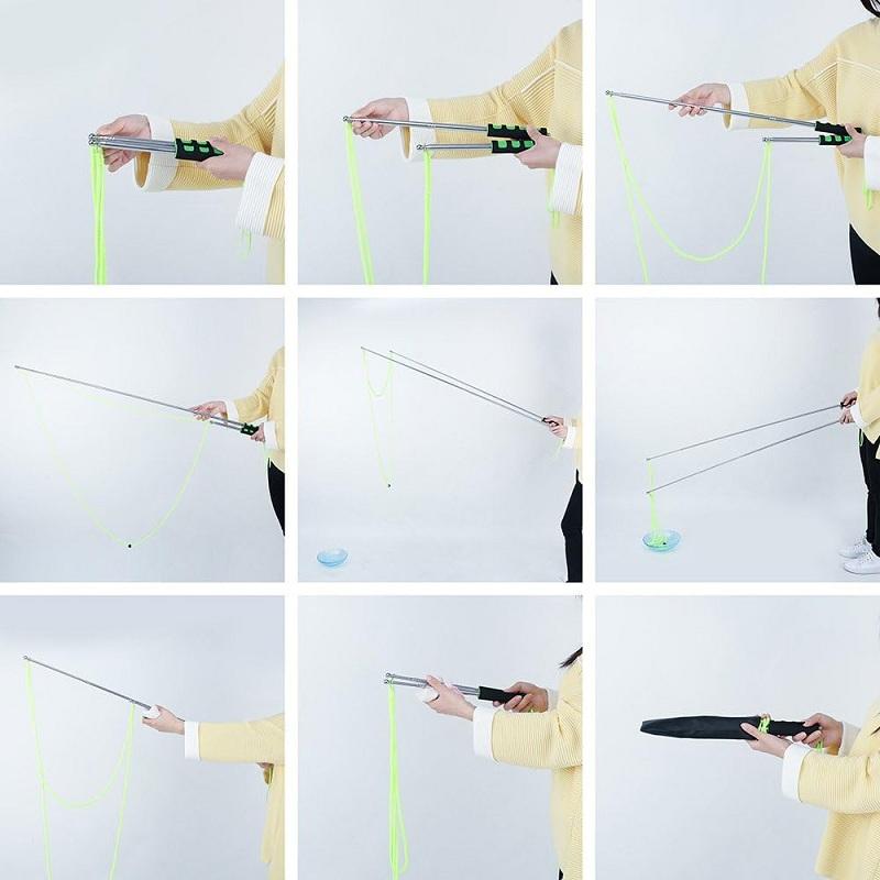 3 Style Bubble Rope Stainless Steel Giant Bubble Maker Wand Telescopic Design Bubble Party Favors Outdoor Activity For Children