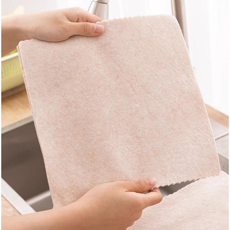 Gourd Dishcloth Silk Oil Absorbent Kitchen Easy Cleaning Washing Cloth Tool