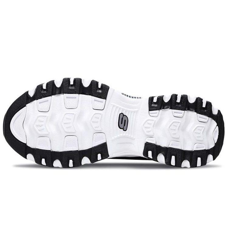 Skechers D'Lites 1.0 'Black White' 666063-BKW