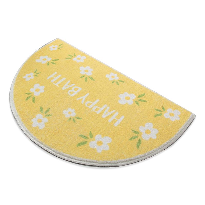 Lemon Rug Carpet Water Absorption Non-Slip Bedroom Bathroom Door Mat