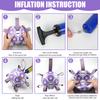 Dog Toys Soccer Ball with Straps, Interactive Dog Toys for Tug of War, Puppy Birthday Gifts, Water Toy, Durable Dogs Balls World