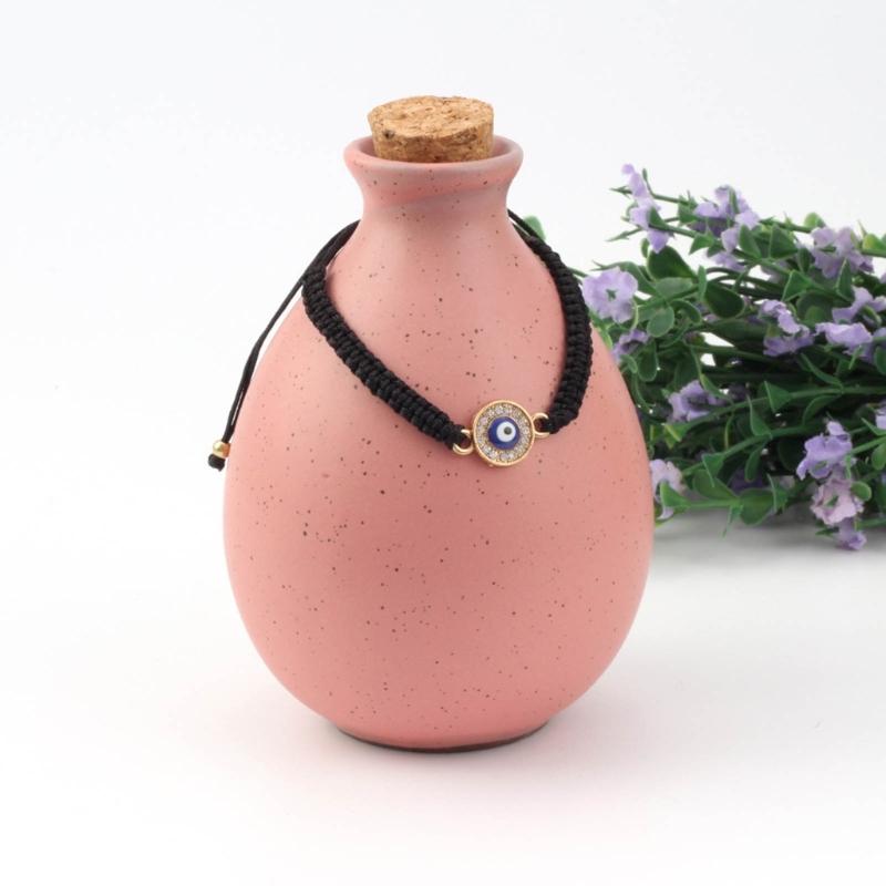 Woven Bangle String Braided Evil Eye Bracelets Unique Symbolic Wrist Jewelry Fashion Hand Rope for Women and Girls