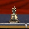 Brass Chinese 12 Zodiac Animals Heads Bell Keychain Pendants Jewelry Vintage Copper Feng Shui Car Key Chain Hanging Keyring Gift