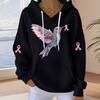 Women's Fashionable Casual Bird-printed Pullover Sporty Long-sleeved Sweatshirt Top