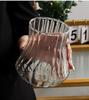 Vintage Vertical Drum Shaped Glass Cup, Heat-resistant Water Cup, Large Capacity Milk Cup, Juice Cup, Coffee Cup
