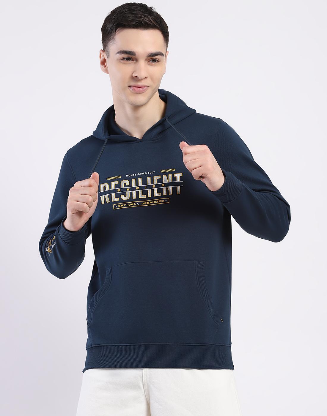 Monte Carlo Men Hooded Neck Full Sleeve T-Shirt XXL чирковый