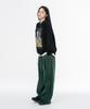 MOZMOZ Soft Terry Nature Oversized Sweatshirt Black