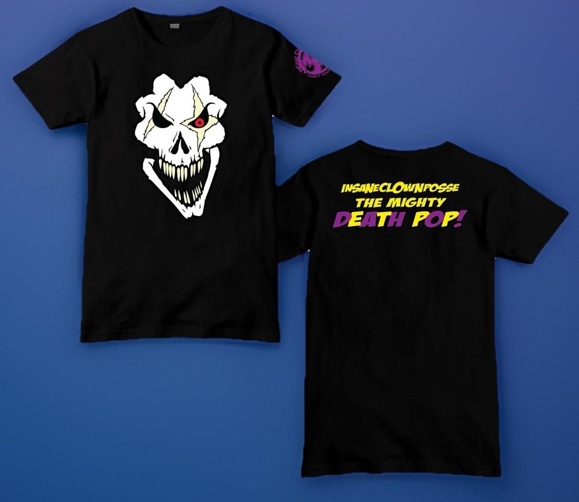 Insane Clown Posse  Mighty Death Pop  30yrs Men s T-shirt Unisex Black ICP Tee S разноцветный