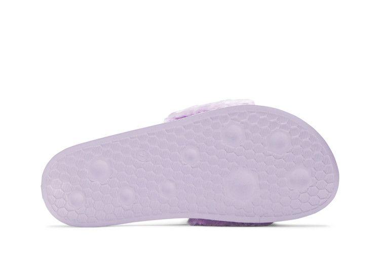 Klapki damskie Puma Fur Slide Rihanna Fenty Orchid Bloom (Kobiety) Kwiat storczyka/Srebrny Puma
