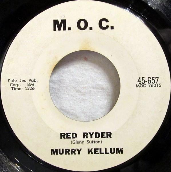 

7inch Record MURRY KELLUM - Red Ryder 45657 M.O.C. 1964 US Folk Used