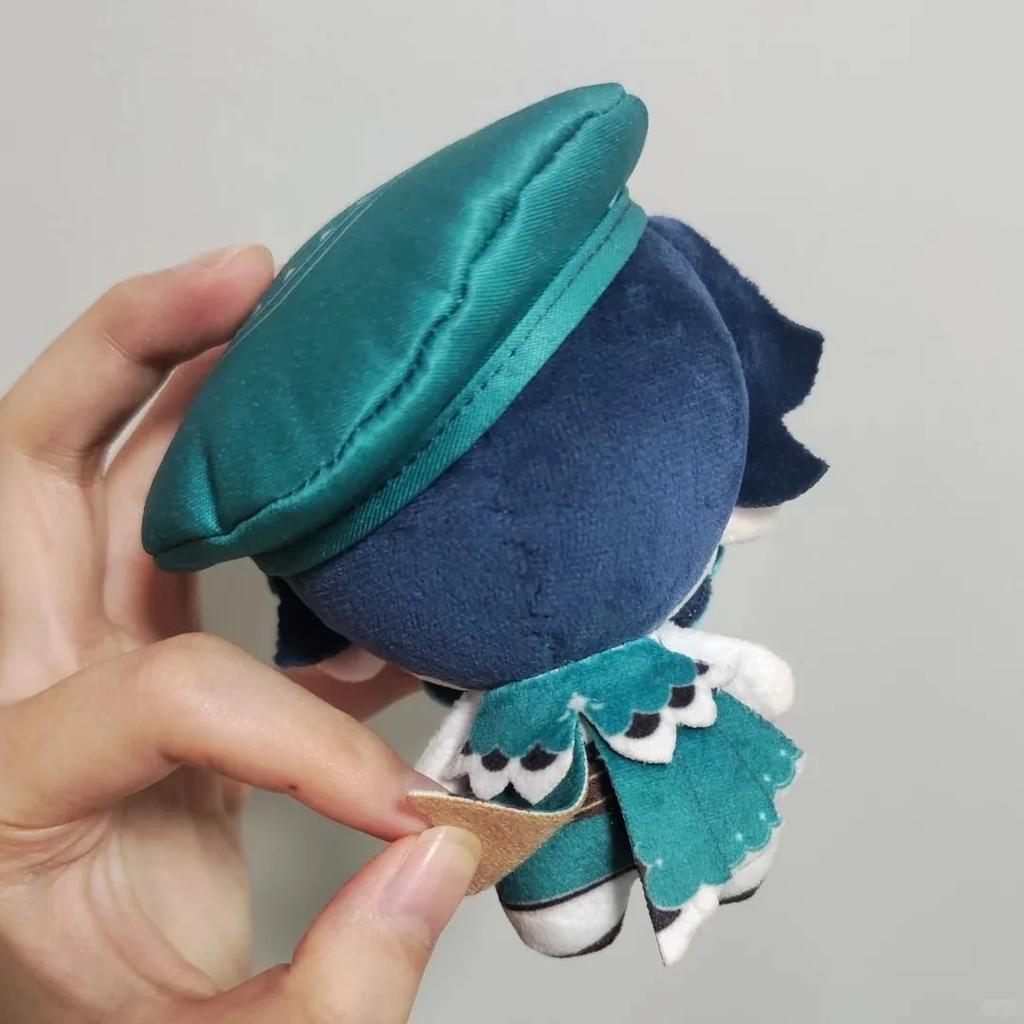Cute Mini Chibi Anemo Character Plush Doll Soft Fluffy Stuffed Toy Anime Backpack Accessory Gift