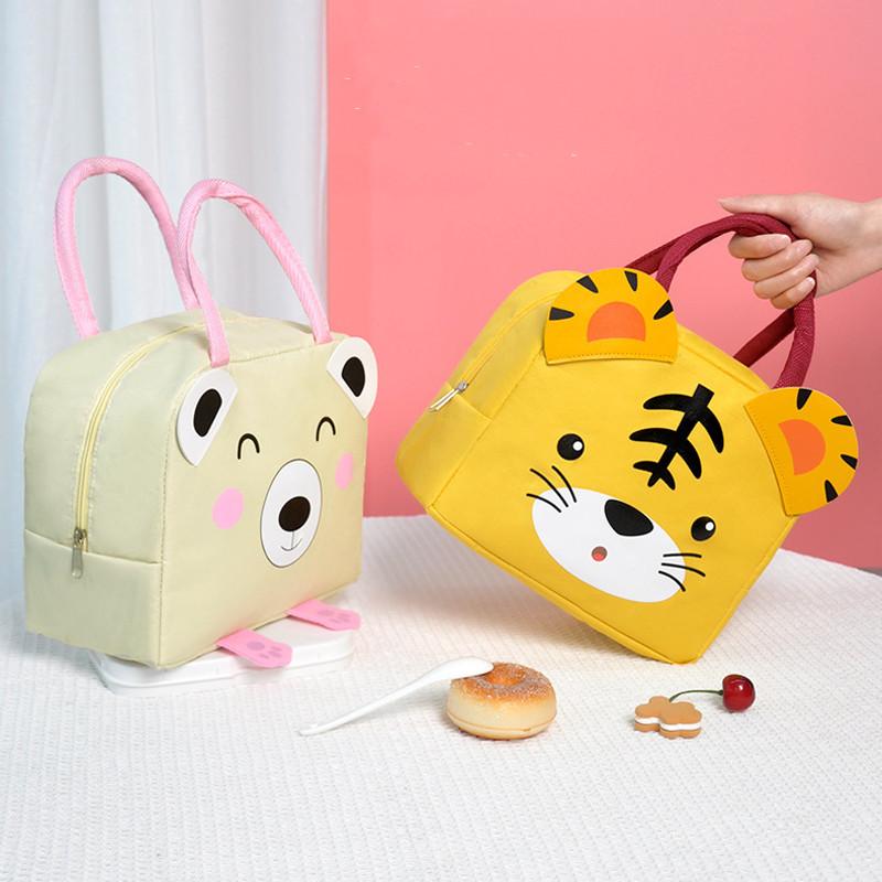 New Cartoon Style Oxford Cloth Thermal Lunch Tote With Unique Design And Spacious Interior