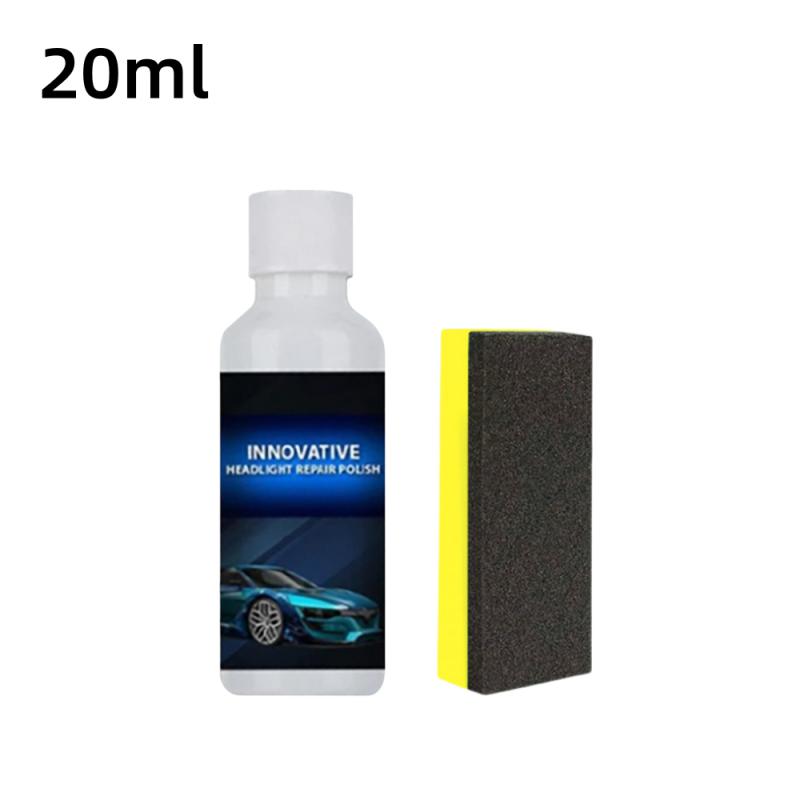 20ml Car Headlight Repair Fluid Headlight Scratch Remove Refurbish Headlight Repair Polish Anti-scratch Maintenance Tool