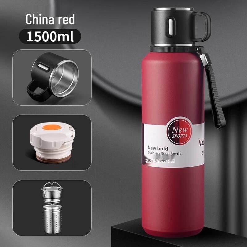 Shangqi Double-Use Insulated Water Bottle
