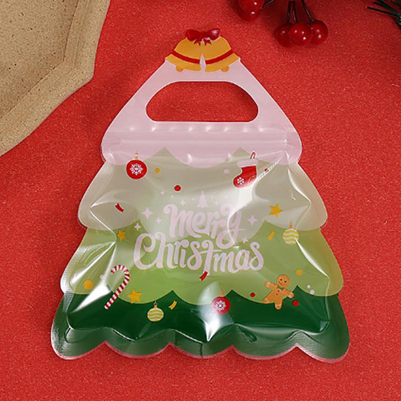 Christmas Gift Bags Santa Elk Snowflake Tote Bag Children'S Gift Bags Thickened Non-Woven Waterproof Bag Christmas Decoration