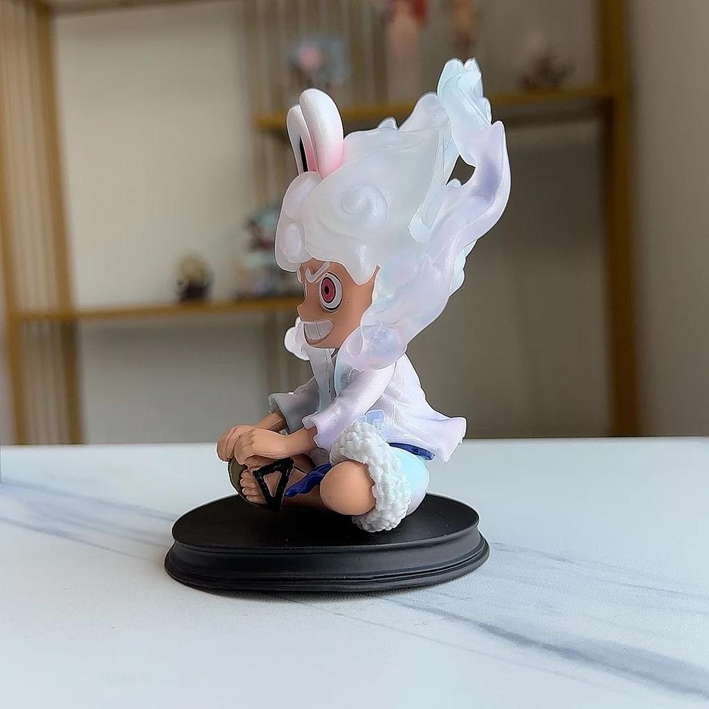 11cm One Piece Anime Figure Cute Nika Luffy Model Ornament Pvc Model Statue Collection Decoration Toys Birthday Gift Ornaments