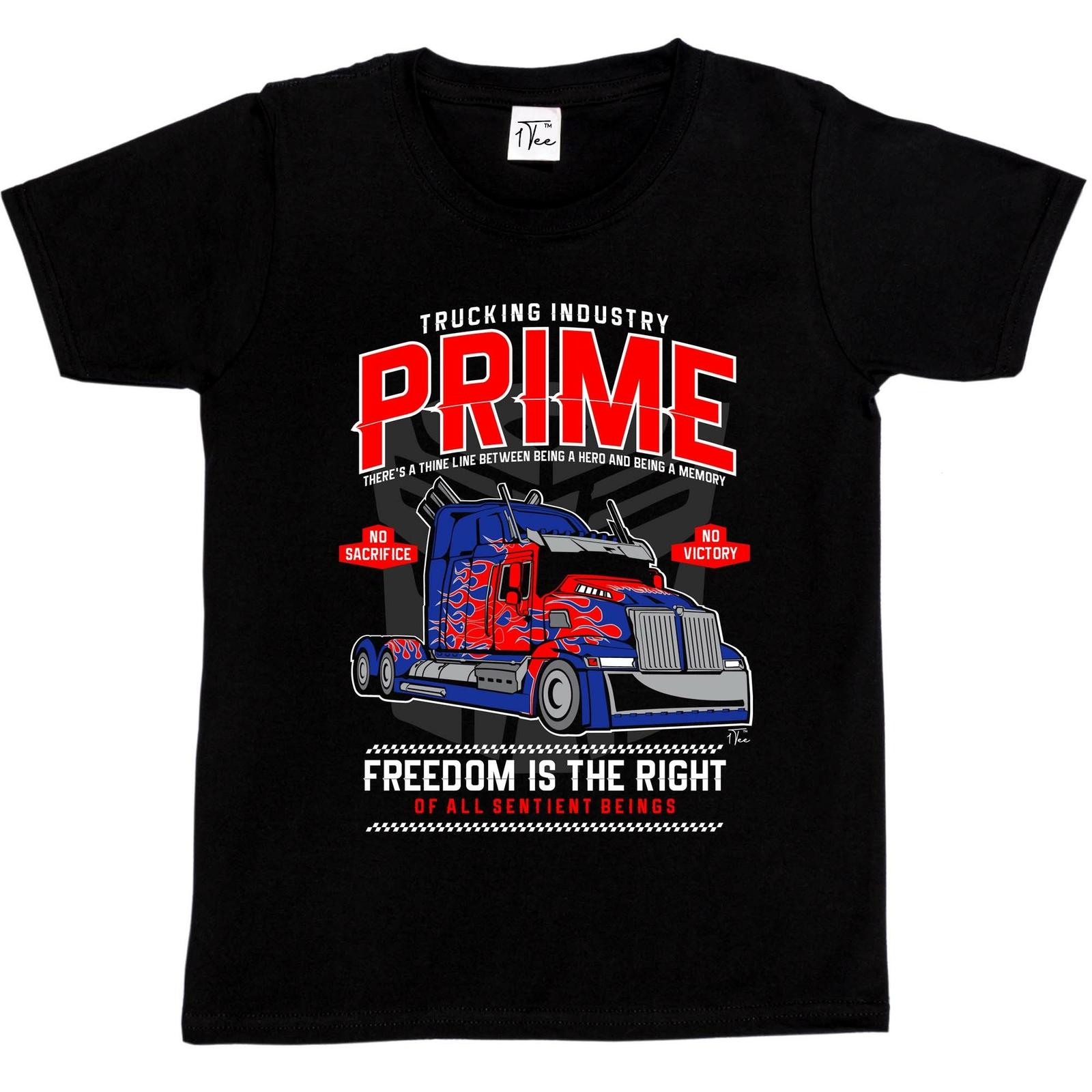 1Tee Kids Boys Prime Monster Truck T-Shirt XXL