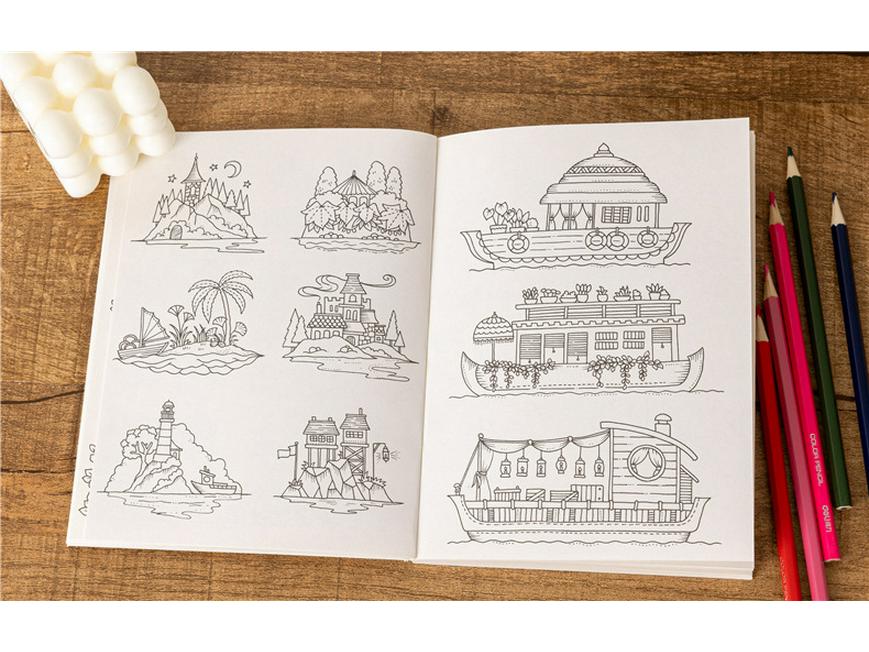 Small Victories English Coloring Book: Adult Stress Relief and Coloring