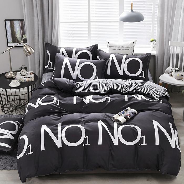 Palm Leaf Comforter Cover Black and White Bedding Set for Kids Teens Adult Women, Leaves Duvet Covers Reversible Quilt Cover Set