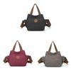 Vintage Canvas Shoulder Bag For Women With Zipper Pockets And Retro Style For Daily Use