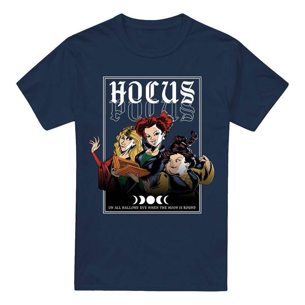 Hocus Pocus On All Hallow s Eve Sanderson Sisters T-Shirt Navy S