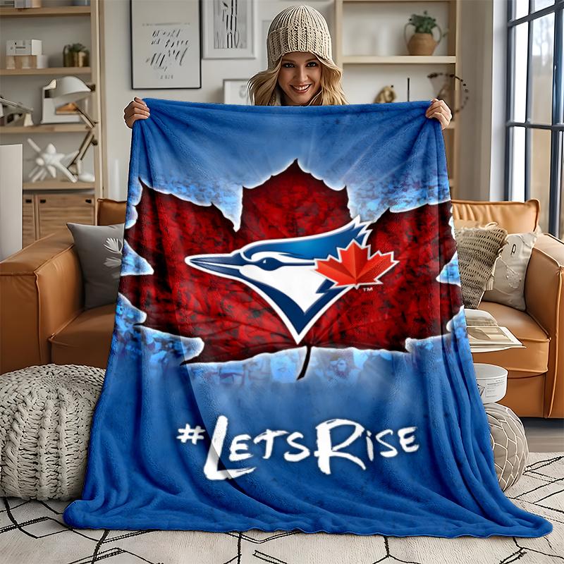 Blue Jays Academy Ultra Soft Flannel Throw Blanket Warm Cozy Blanket for Bed Couch or outdoor best gift