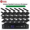 HuuiDu BA-6820 Professional Wireless Conference Microphone System (CN Version)