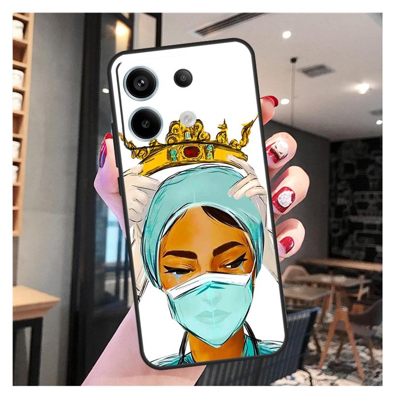 Cartoon Medicine Doctor Nurse Case For Xiaomi Redmi Note 13 12 11 9 10 Pro 9S 10S 11S 12S Redmi 13 12 10C 12C 13C Coque