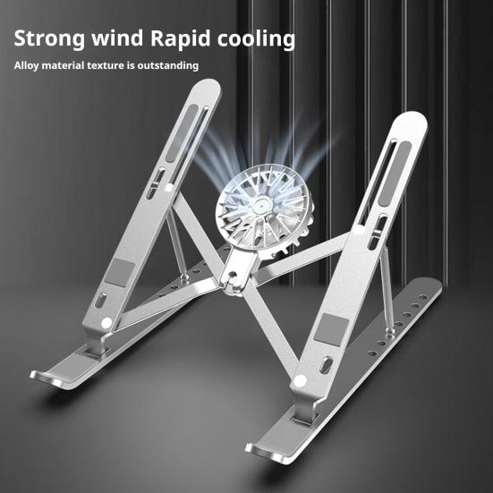 Stojan na počítač Držák na notebook s chladicím ventilátorem Vysoká stabilita Výškově nastavitelný Univerzální Přenosný Držák na notebook
