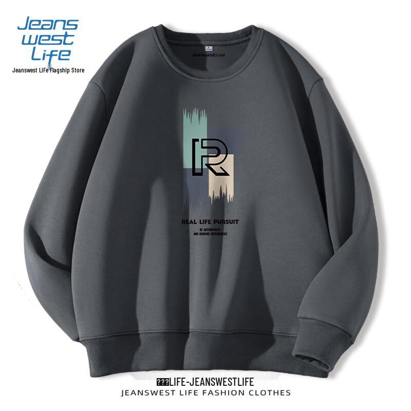 

Jeanswest Life Men s Heavyweight American Style Crewneck Sweatshirt 4XL