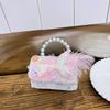 2025 Kinder Prinzessin Perle Schleife Umhängetasche