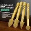 3/7Pcs Diamond Grinding Head Tile Rotary File Polishing Head For Iron, Stainless Steel, Ceramic, Tile, Fits Drill