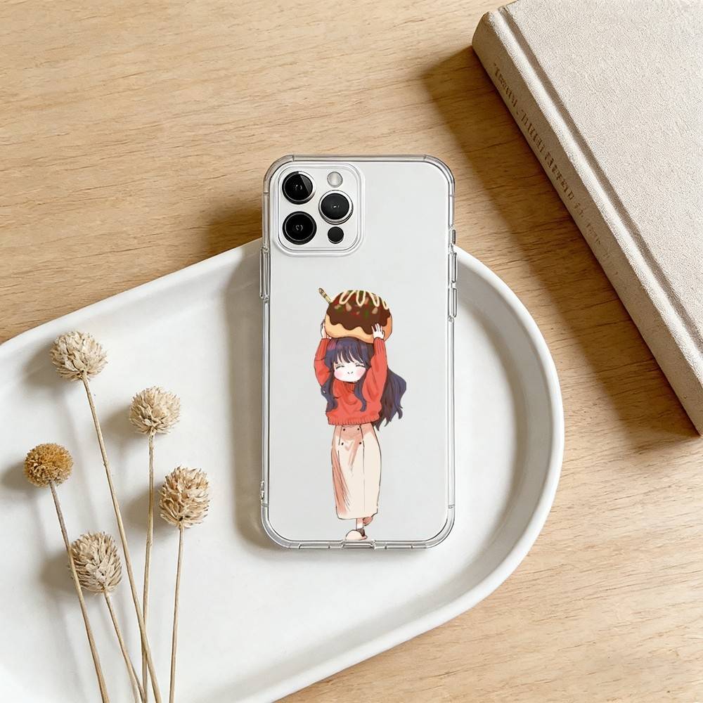 T-Tamako M-Markt Handyhülle Für iPhone 17 16 15 14 13 12 11 Mini Pro Max Plus Transparente Hülle