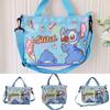Cute Cartoon Canvas Crossbody Bag For Women, Stylish And Spacious, Blue Color, 3021cm