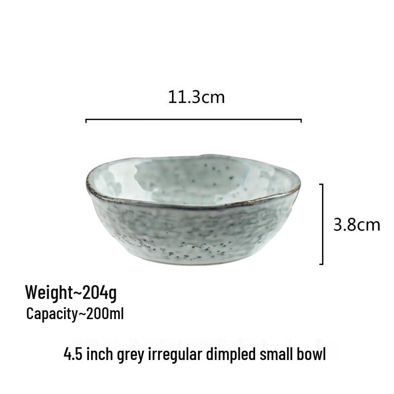 ZISIZ Unregelmäßige Keramik Salat-/Suppenschalen