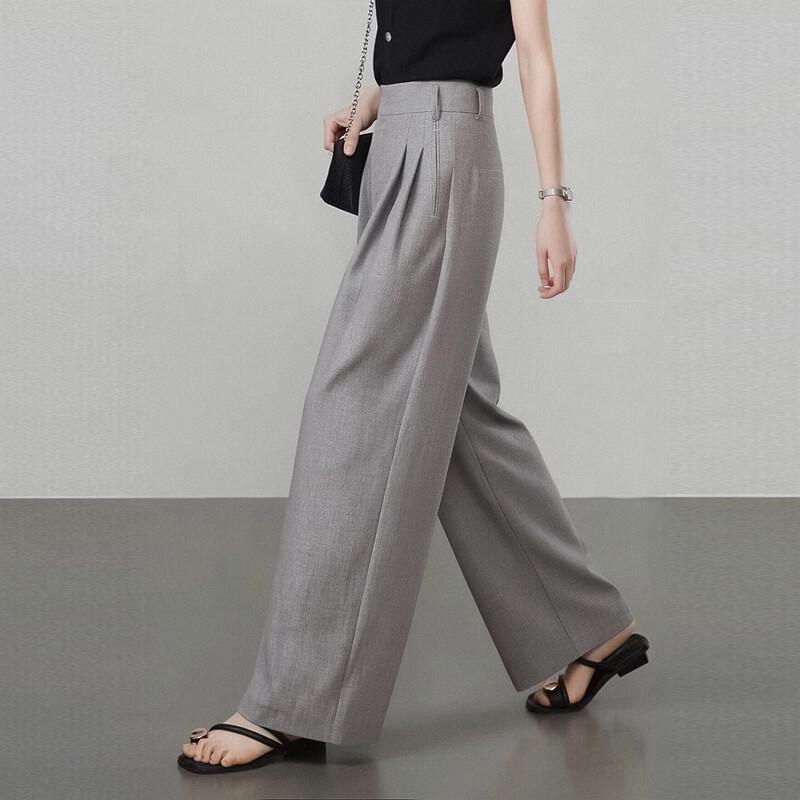 Pantaloni dritti a vita alta da donna Shetu