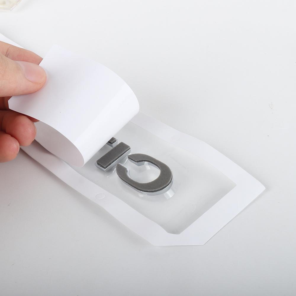 1PCS Car ABS Letter Logo Sticker Body Trunk Decoration Sticker Accessories For Citroen C1 C2 C3 C4 Picasso C4L C5 Berlingo Saxo