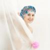 4pcs Waterproof Shower Cap WOMEN'S Household Bathing Anti-oil Smoke Hair Care Shower Cap Dry Hair Cap