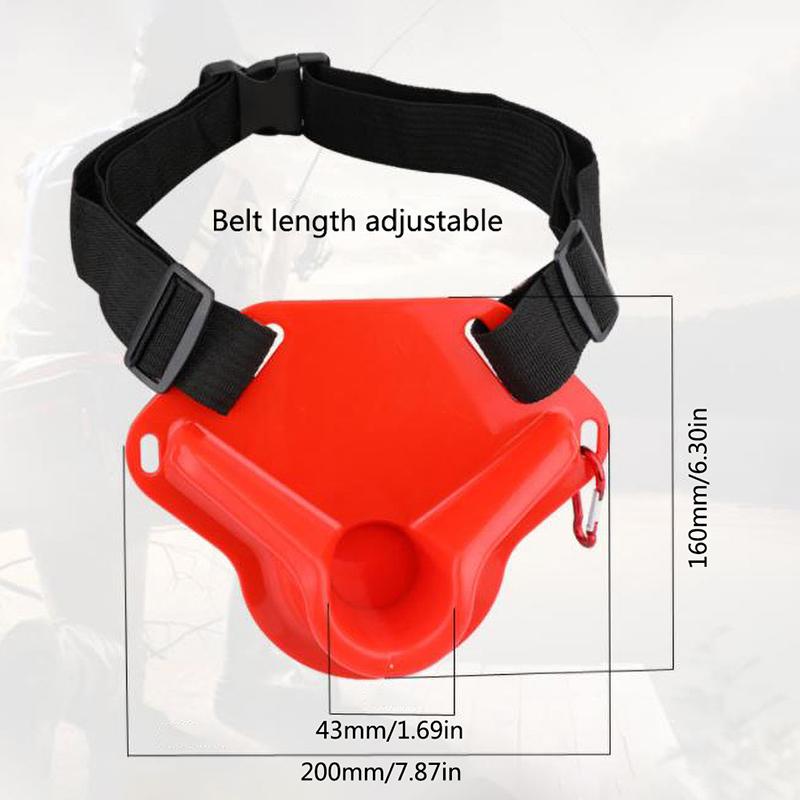 Odolný pás na rybářský prut Rybářský bojový pásek Držák na prut Pásový rybolov