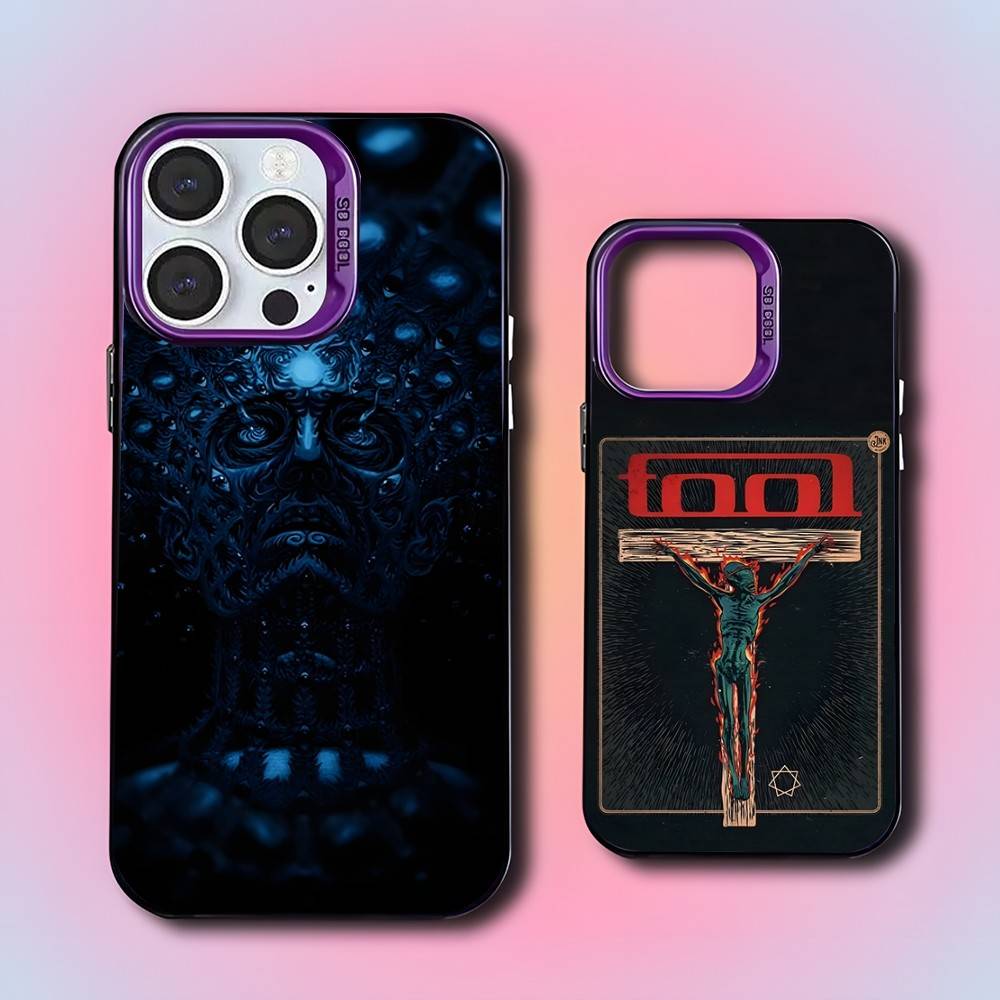 Band T-Tool Schism For iPhone 17,16,15,14,13,12,11,Mini,Pro,E,SE4,XS,MAX Purple Shockproof Candy Matte Cover